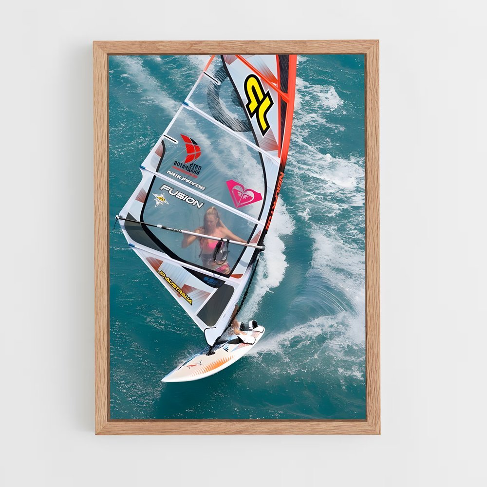 Poster Olympics windsurfing – affiche Planche à voile (vue 4)